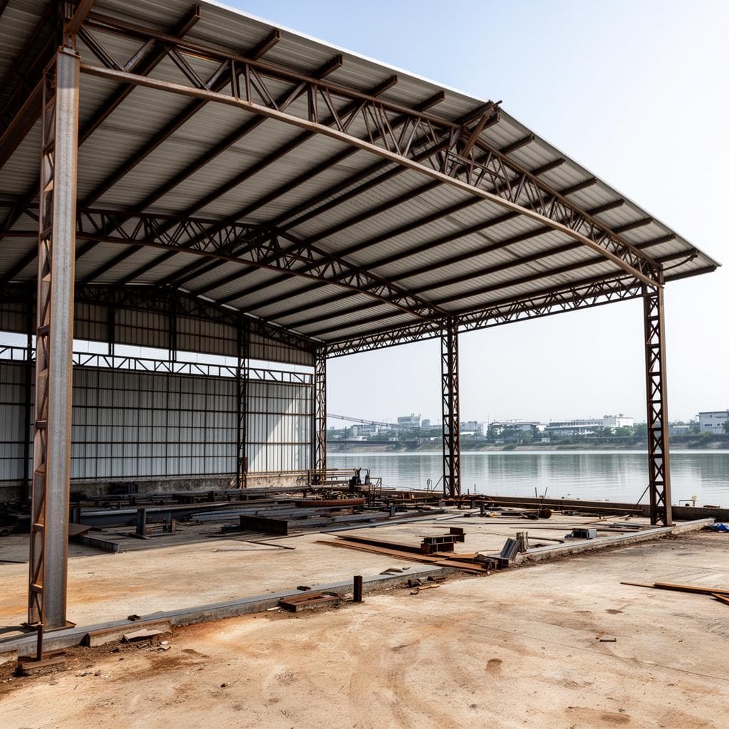 Riverfront Shed Structure